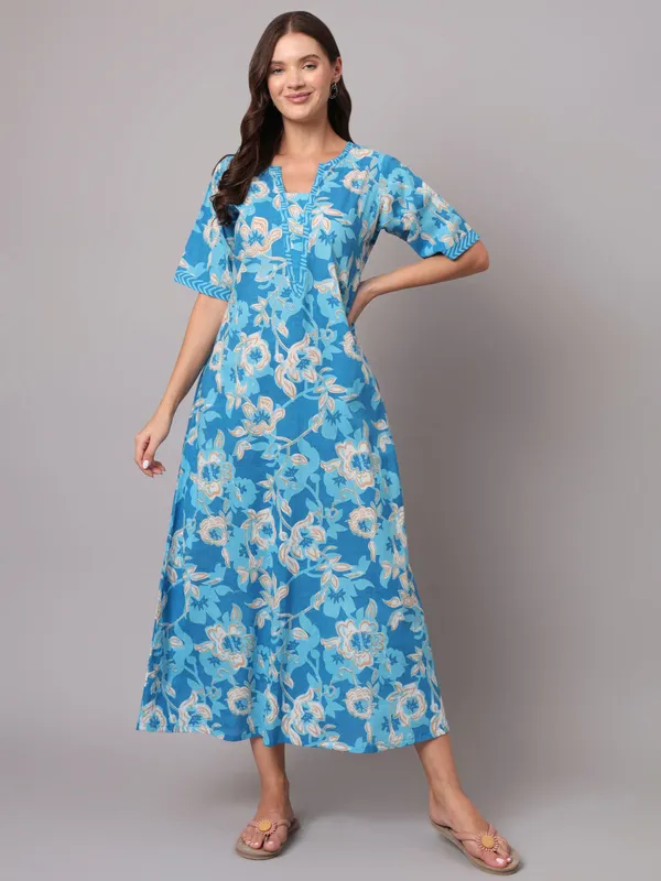 Soothing_Blue_Floral_Kafty_White_And_Blue