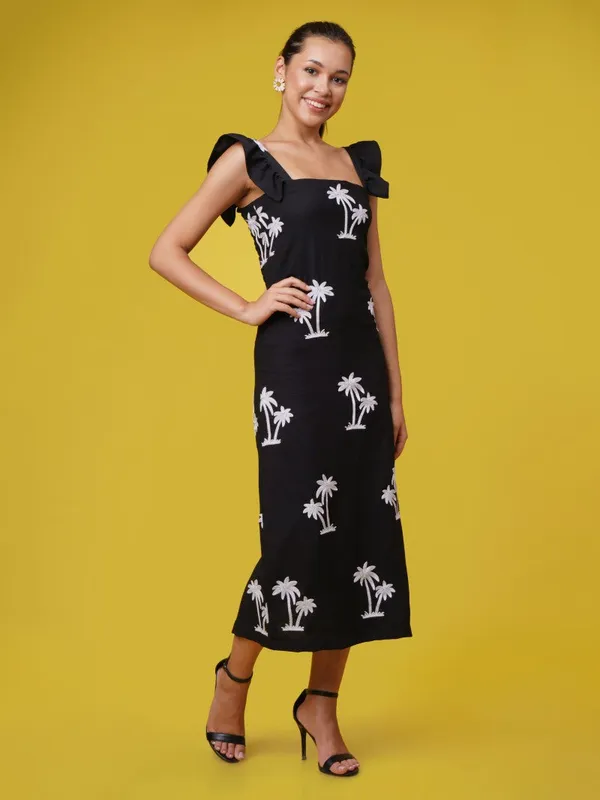 Palm_Noir_Ruffle_Dress