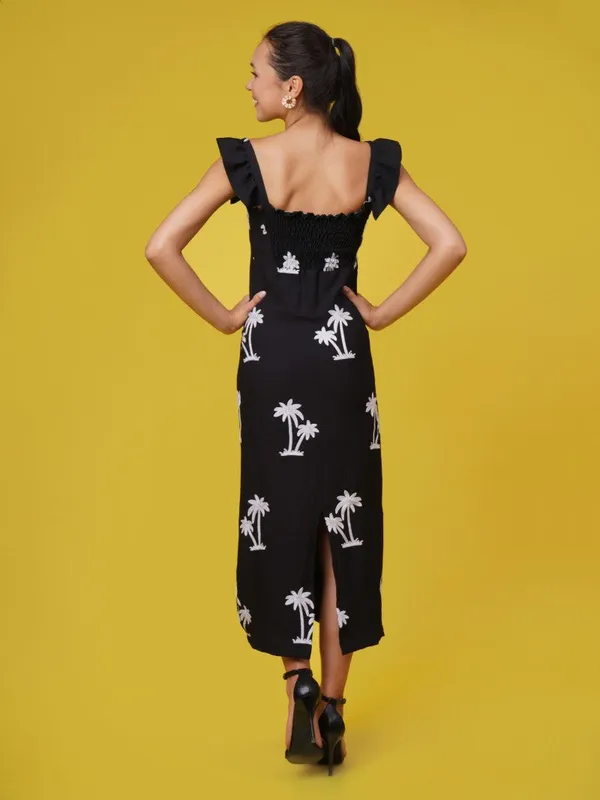 Palm_Noir_Ruffle_Dress