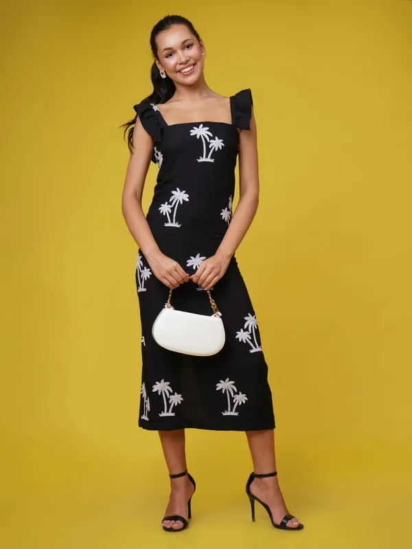 Palm_Noir_Ruffle_Dress