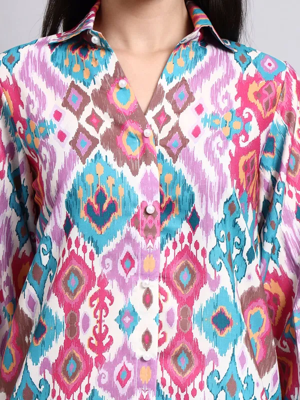 Iraa_Multicolour_Ikat_Farshi_Kurta_Set
