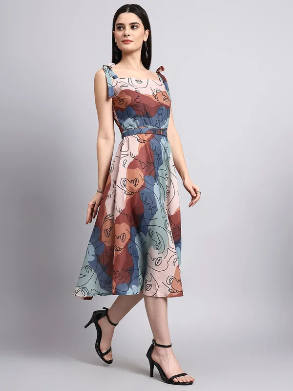 Multicolor_Abstract_Print_Midi_Dress