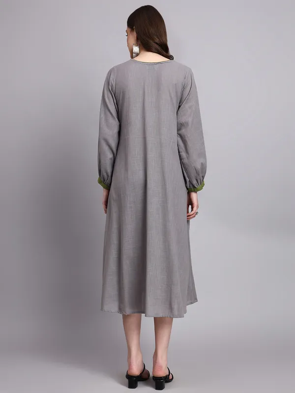 Ira_Grey_Embroidered_Dress