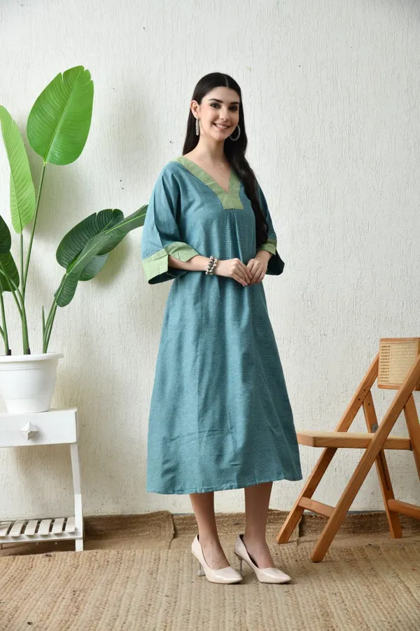 Teal_Tranquality_Kafty_Dress