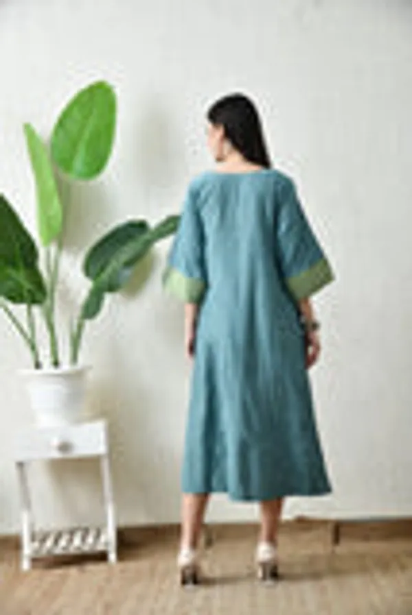 Teal_Tranquality_Kafty_Dress