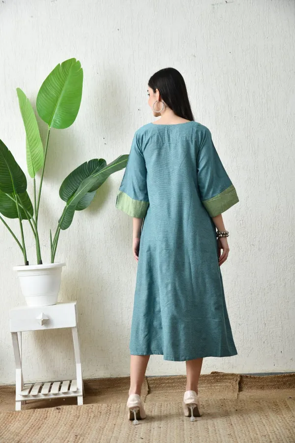 Teal_Tranquality_Kafty_Dress