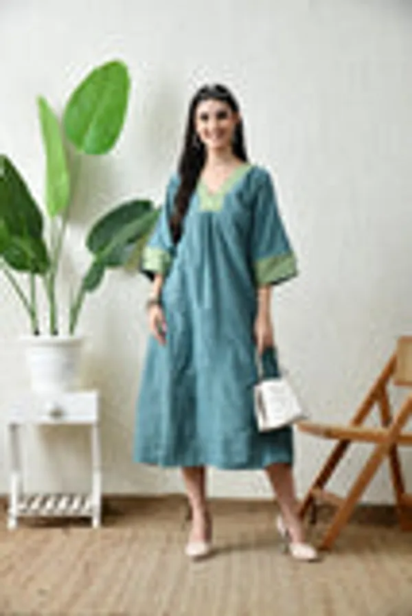 Teal_Tranquality_Kafty_Dress