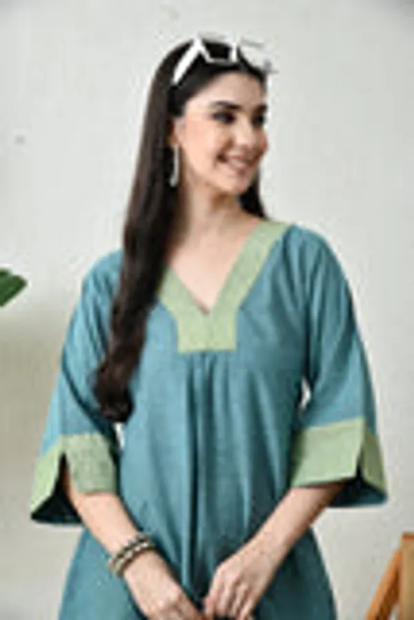 Teal_Tranquality_Kafty_Dress