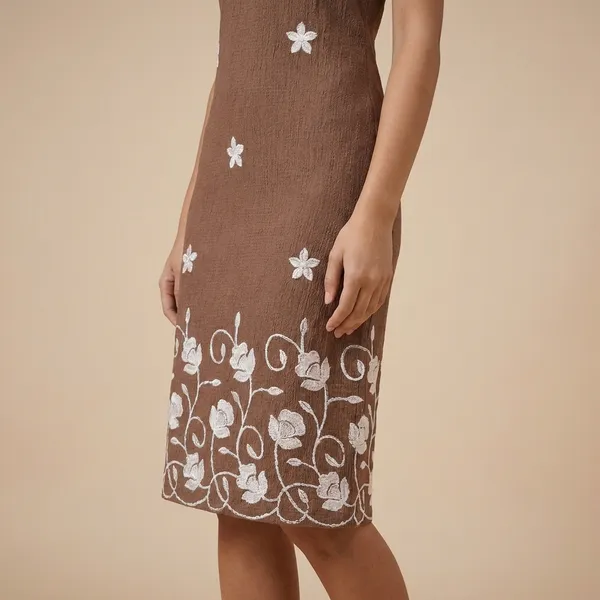 Mocha_Blossom_Bodycon_Dress