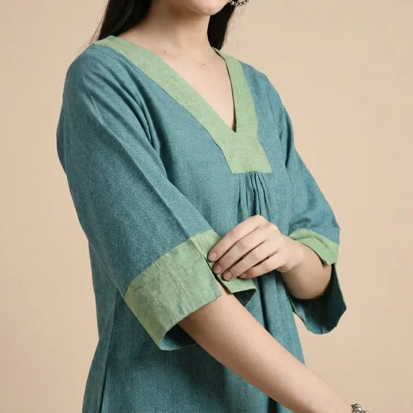 Teal_Tranquality_Kafty_Dress