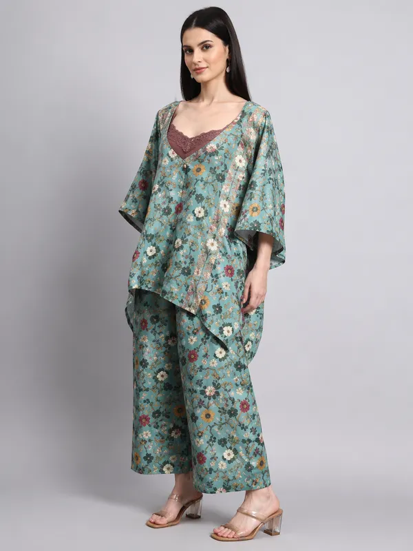 Zehra_Sea_Green_Floral_3_Piece_Co_Ord_Set