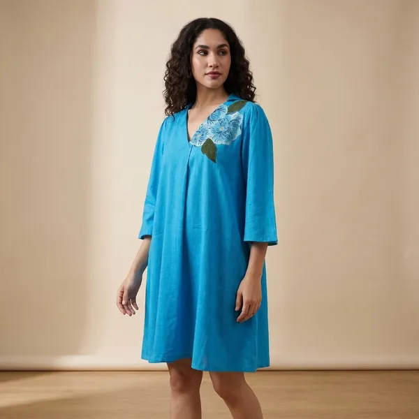 Breezy_Bloom_Embroidered_Cotton_Dress_Blue