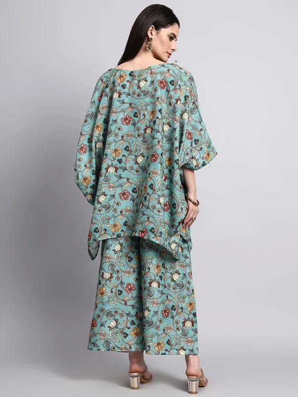 Zehra_Sea_Green_Floral_3_Piece_Co_Ord_Set