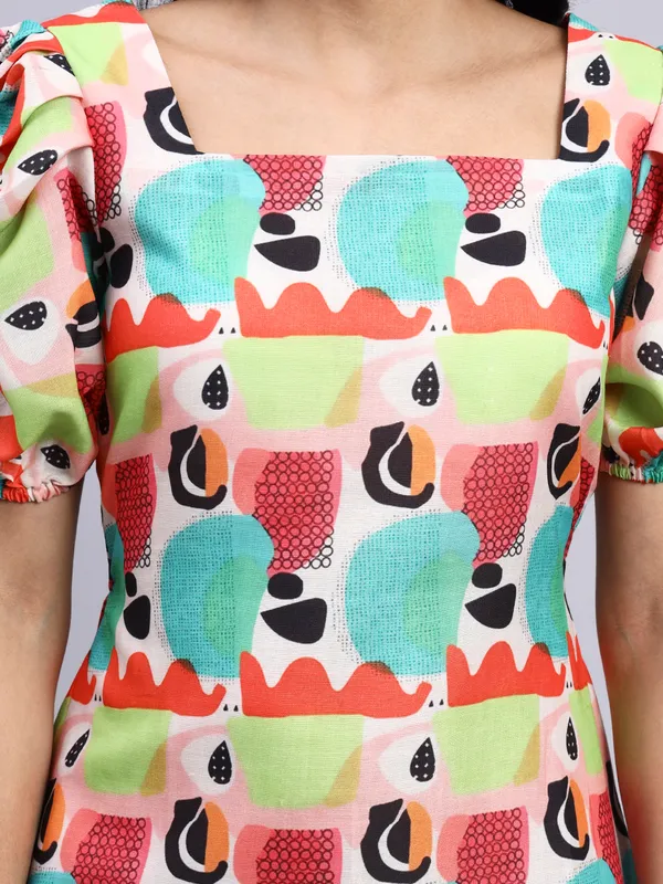 Rhea_Pop_Art_Puff_Sleeve_Midi_Dress