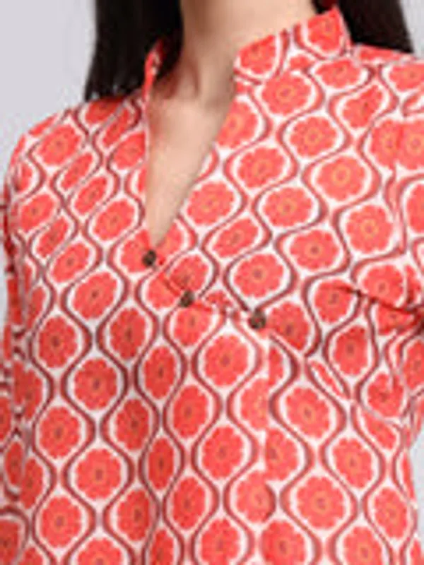 Inaya_Orange_Retro_Floral_Co_Ord_Set