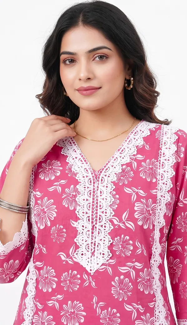 Pink_Cotton_Floral_Embroidered_Straight_Kurta_Set_For_Women