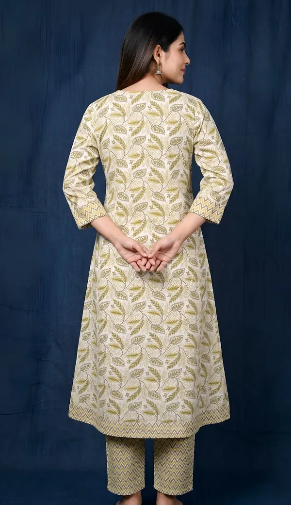 Beige_Cotton_Printed_Anarkali_Kurta_Palazzo_Set_For_Women