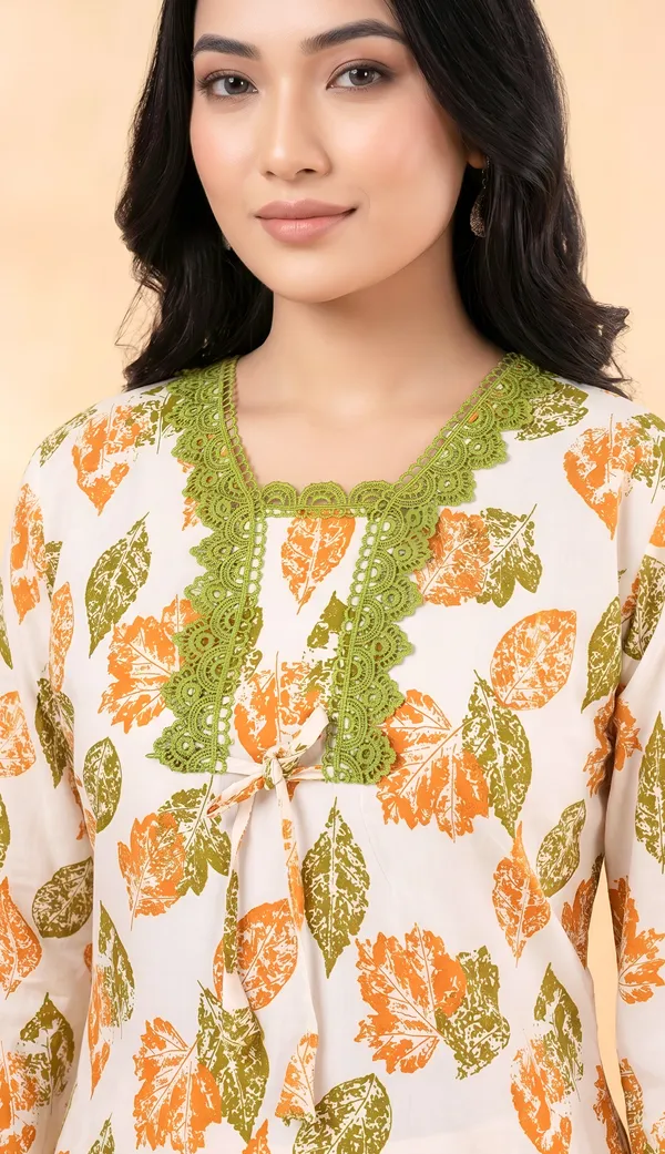 Cream_Crepe_Floral_Print_Relaxed_Kurta_Pyjama_Set_For_Women