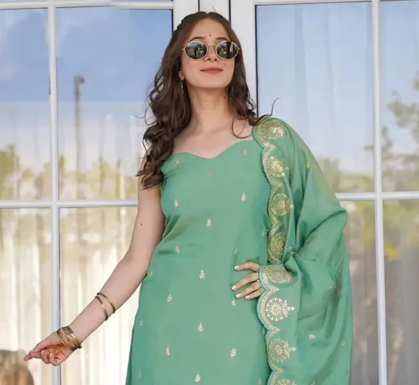 Green_Tesla_Premium_Suit_Set_With_Dupatta_For_Women