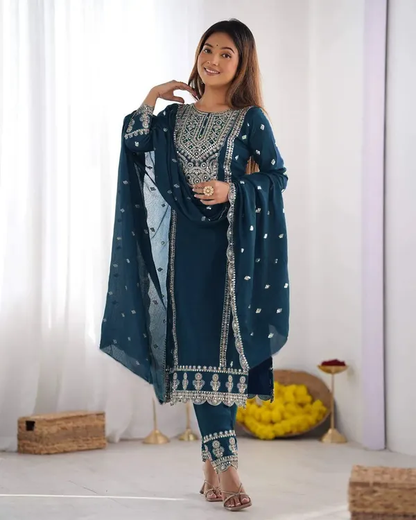 Teal_Blue_Tesla_Premium_Suit_Set_With_Dupatta_For_Women