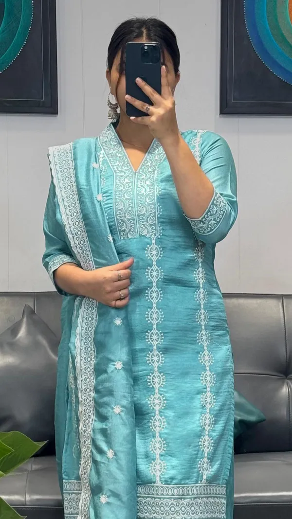 Sky_Blue_Vichitra_Premium_Suit_Set_With_Dupatta_For_Women
