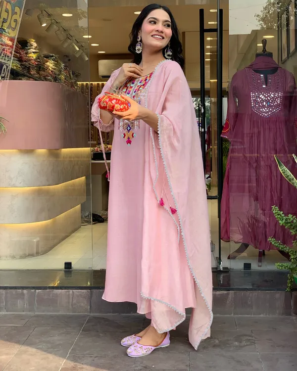 Pink_Tesla_Premium_Kaftan_Dress_For_Women
