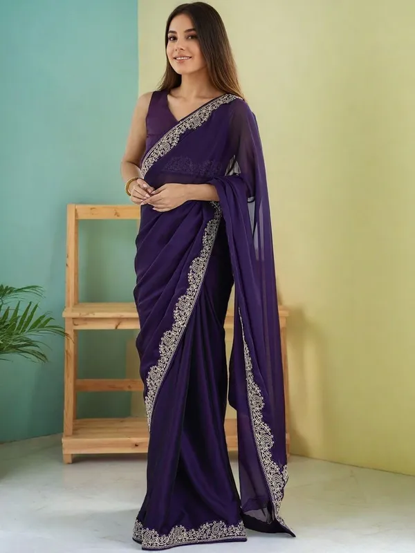 Purple_Banglori_Premium_Saree_For_Women