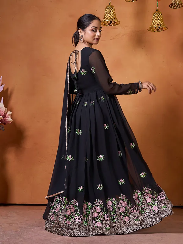 Black_Georgette_Premium_Anarkali_Suit_For_Women