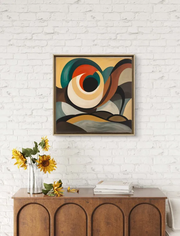 Abstract_Strokes_Art_Print_Wooden_Box_Frame