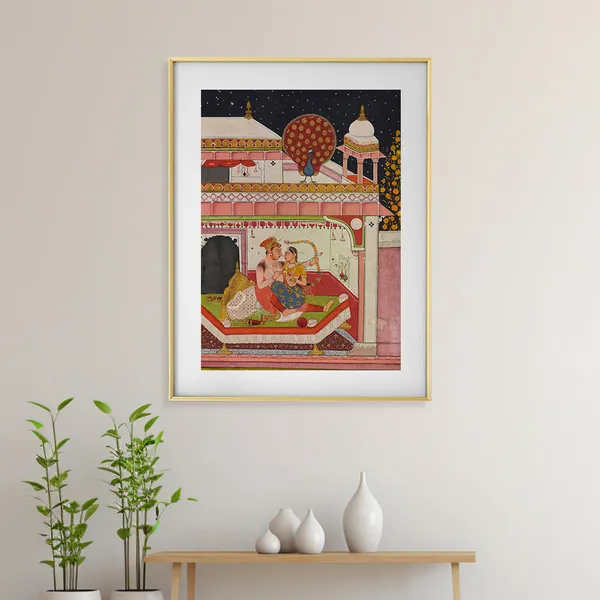 Vibhasa_Ragini_Art_Print_Wooden_Frame