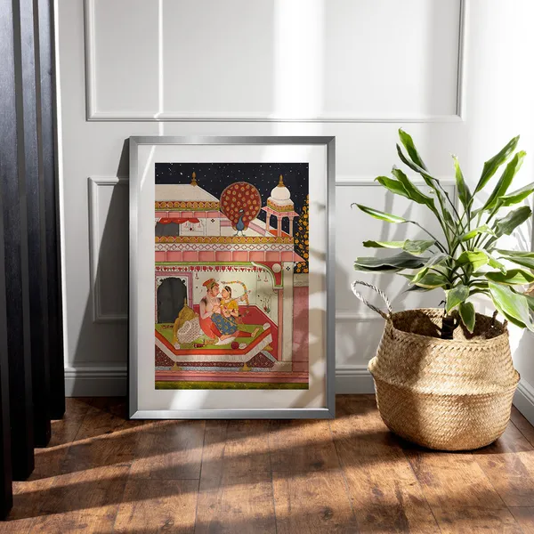 Vibhasa_Ragini_Art_Print_Wooden_Frame
