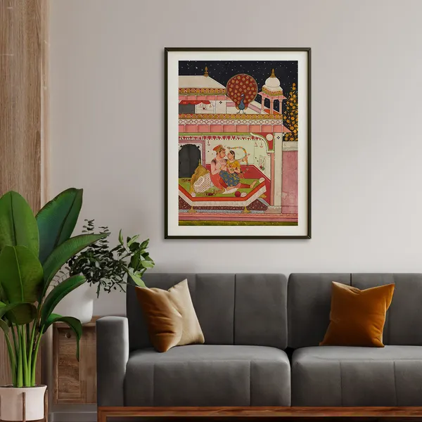 Vibhasa_Ragini_Art_Print_Wooden_Frame
