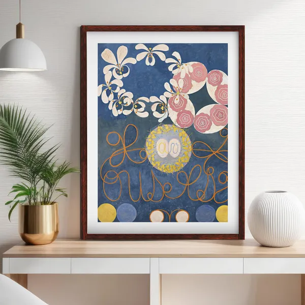 Childhood_Hilma_Klint_Canvas_Print_White_Frame