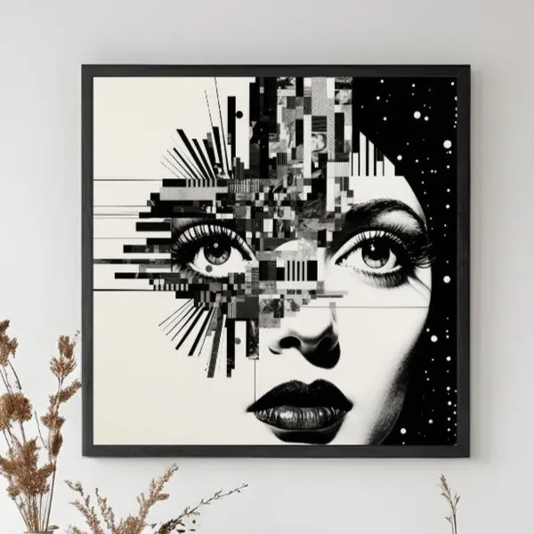 Monochrome_Ideas_Iv_Canvas_Print_Wooden_Frame
