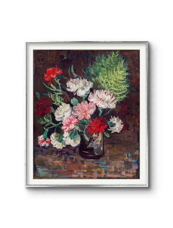 Van_Gogh_Vase_With_Carnations_Art_Print_Black_Frame