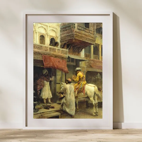 An_Ancient_Bazaar_Canvas_Print_Rolled_Art