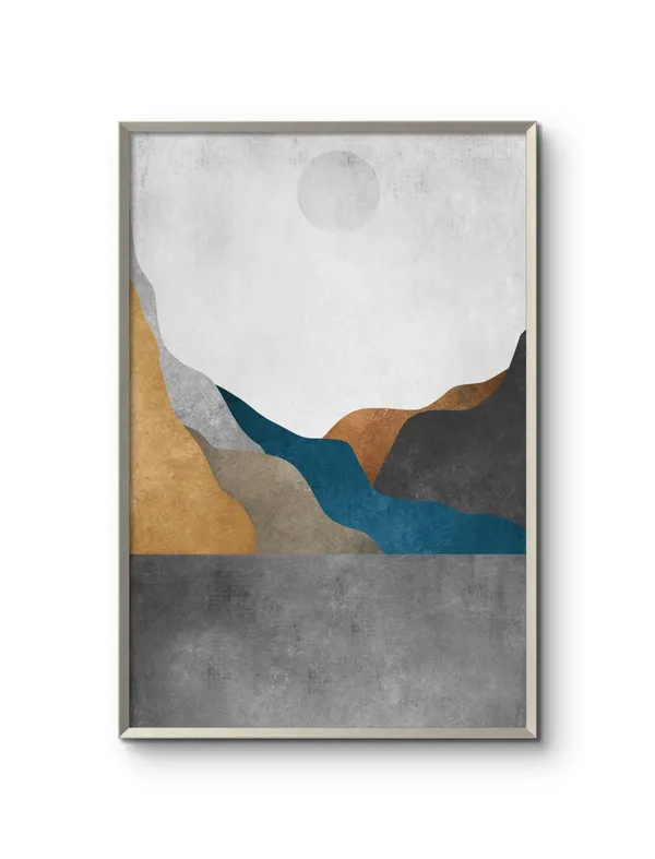 Mountain_Sunrise_Abstract_Art_Print_Rolled