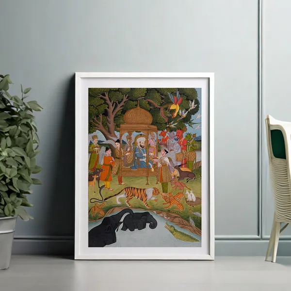 Solomon'S_Enthronement_Historical_Canvas_Print_Rolled