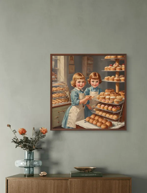 Fiber_Abstract_Sisterhood_Art_Print_Wooden_Frame
