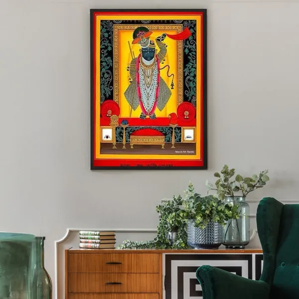 Cotton_Traditional_Pichwai_Shrinathji_Hand_Painted_Unframed