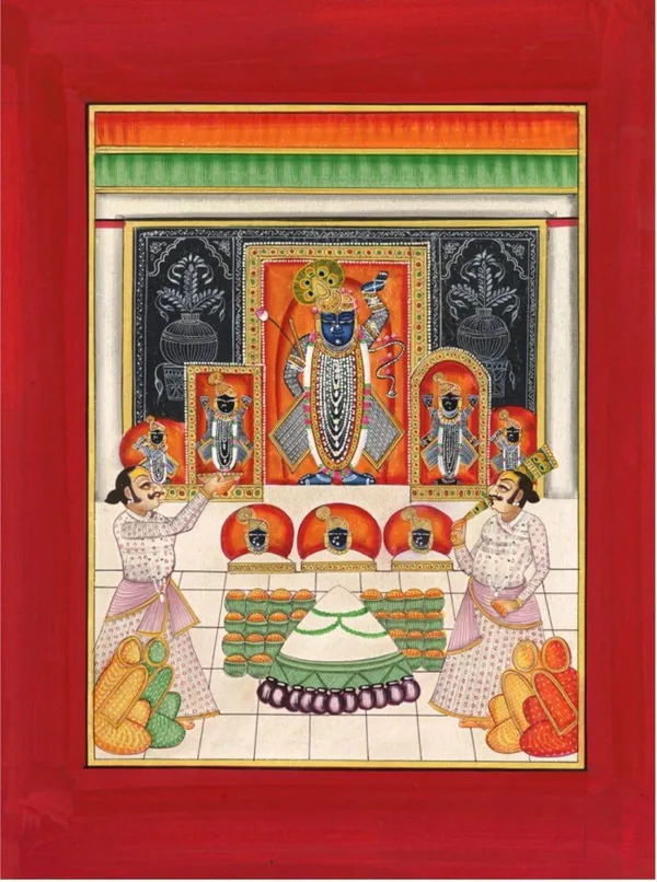 Cotton_Hand_Painted_Pichwai_Shrinathji_Art_Print_Unframed