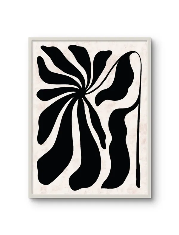 Leaves_7_Abstract_Canvas_Print_Wooden_Frame