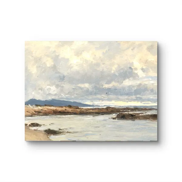 Soothing_Beach_Scene_Canvas_Print_Wooden_Frame