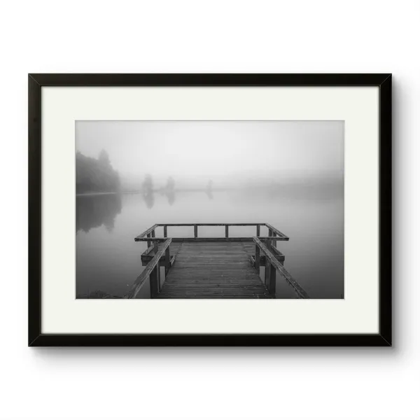 Bridge_On_A_Lake_Canvas_Print_Frame