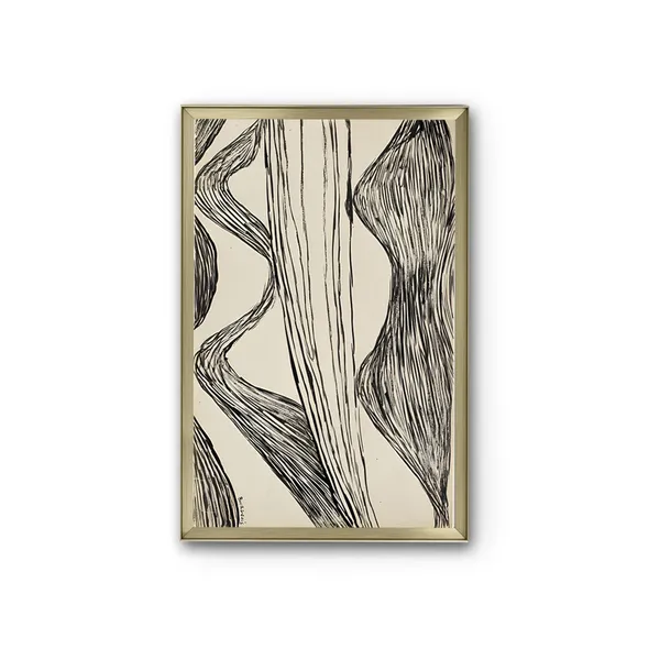 Waves_Abstract_Art_Print_Wooden_Frame