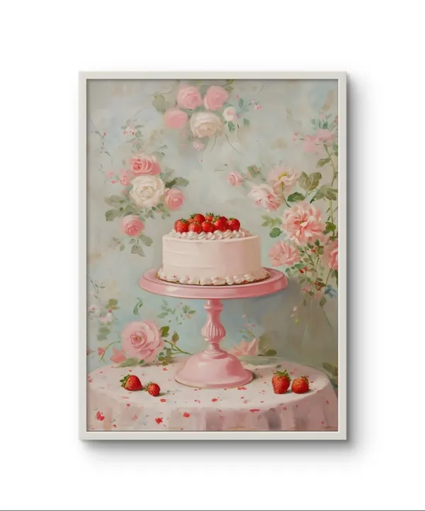Cake_Stand_Canvas_Print_Black_Frame