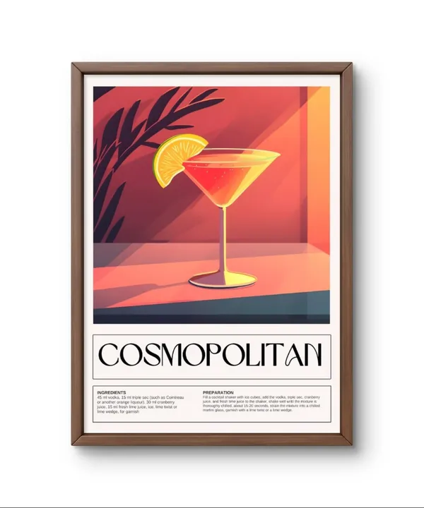 Cosmopolitan_Modern_Art_Print_Black_Frame