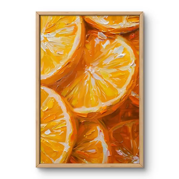 Orange_Ecstasy_Abstract_Art_Print_Black_Frame