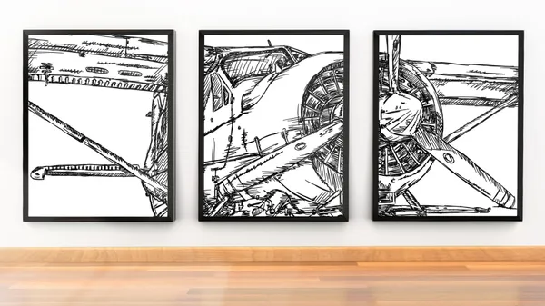Fiber_Vintage_Plane_Illustration_Art_Print_Rolled