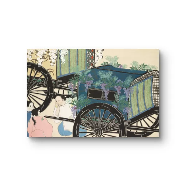 Flowers_Of_A_Hundred_Generations_Canvas_Print_Wooden_Frame